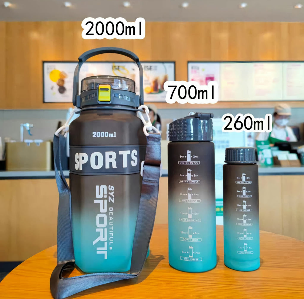 Kit 3 Termo Sport de 2000ml, 700ml y 260ml