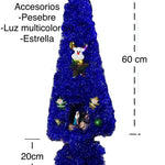 Árbol de Navidad con Pesebre Incorporado