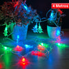 Guirnalda LED 4mts - Mini arboles de Navidad